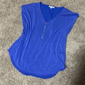 Brilliant blue top